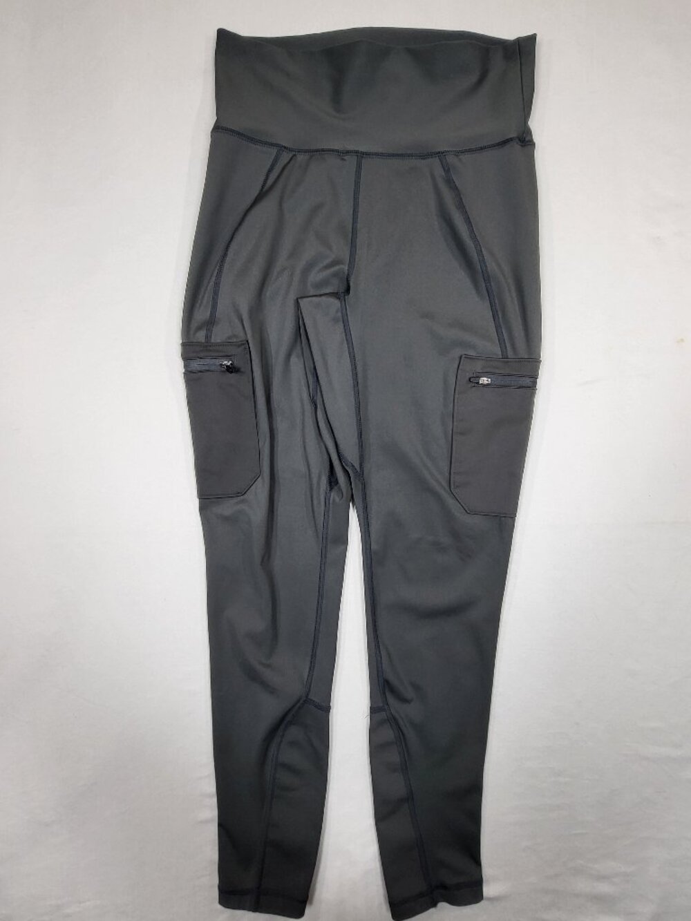 ATG by Wrangler High Waisted Utility Cargo Leggings Dark Gray M LA201GY